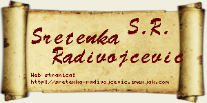 Sretenka Radivojčević vizit kartica